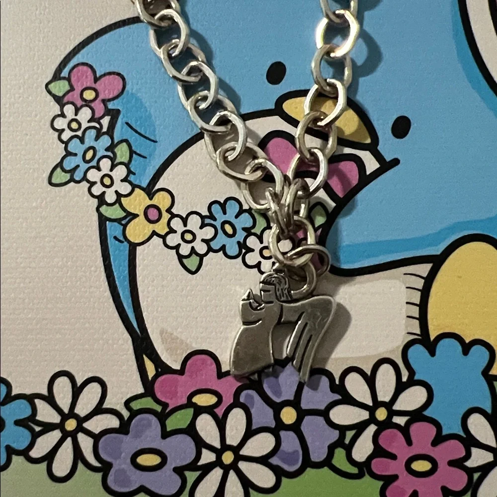 James Avery Medium Silver Bracelet With Angel Charm - Picture 3 of 6